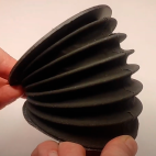 Круглая защита направляющих ЧПУ Ø120 мм