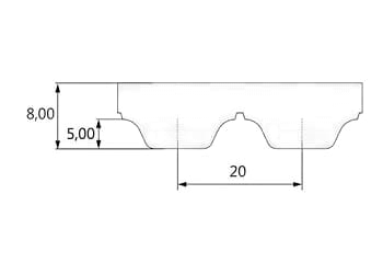 Схема ремня AT20