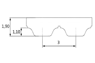 Схема ремня AT3