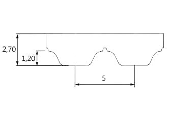 Схема ремня AT5