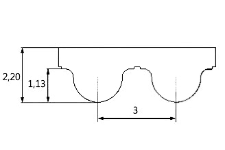 Схема ремня MTD3