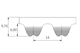 Схема ремня RPP14