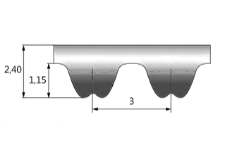 Схема ремня RPP3