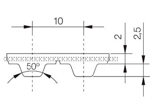 Схема ремня SFAT10