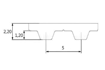 Схема ремня T5