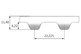 Схема ремня XH